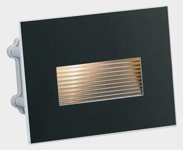 ACB Iluminacion Zapuštěné nástěnné LED svítidlo SOLIS, 4,5W, 115x81 mm, CRI80, CCT switch 2700-4000K, IP66