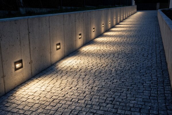 ACB Iluminacion Zapuštěné nástěnné LED svítidlo SOLIS, 4,5W, 115x81 mm, CRI80, CCT switch 2700-4000K, IP66