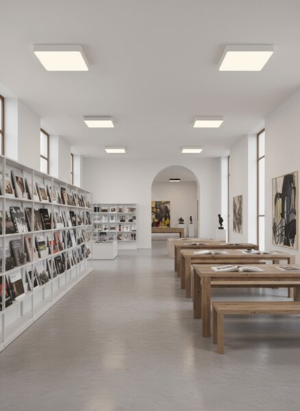 ACB Iluminacion Stropní LED svítidlo TURIN, 18W, 30x30 cm, CRI90, CCT switch 2700-4000K Barva: Černá, Stmívání a řízení: ON/OFF