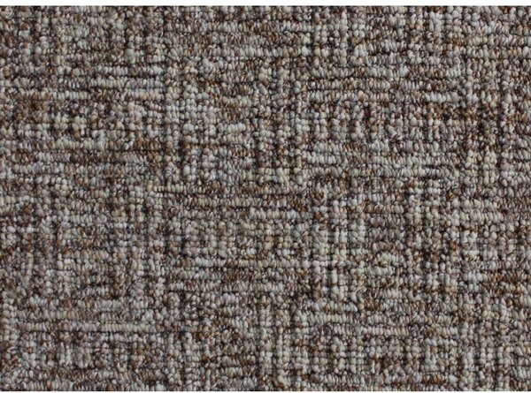 Spoltex koberce Liberec Metrážový koberec Optik 14 Hnědý - S obšitím cm