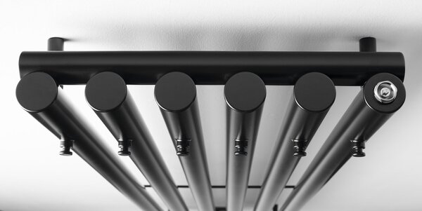 Sapho Sapho, PILON topné těleso 270x1800mm, se 4 háčky, černá mat, IZ132T