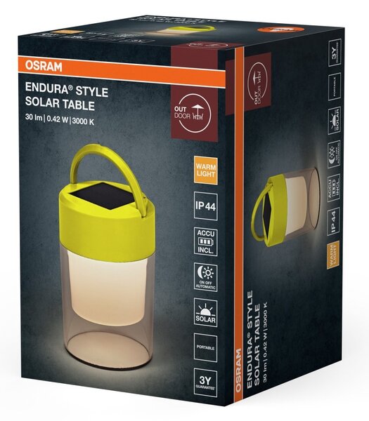 Venkovní svítidlo ENDURA® Style solární stolní, teplá bílá