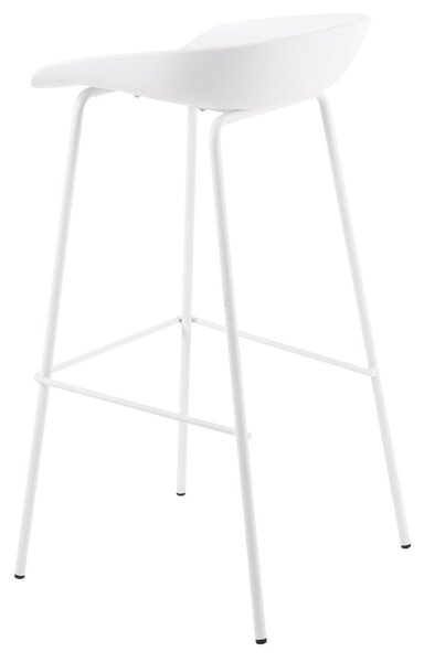 Barová židle atten 74 cm bílá