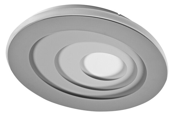Stropní svítidlo Orbis Spiral Oval, šedá, teplá bílá, 360 mm