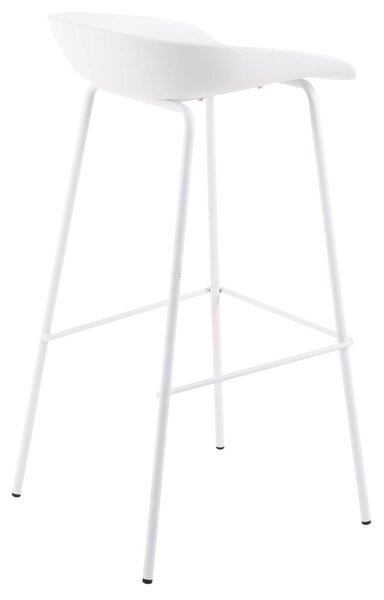 Barová židle atten 74 cm bílá