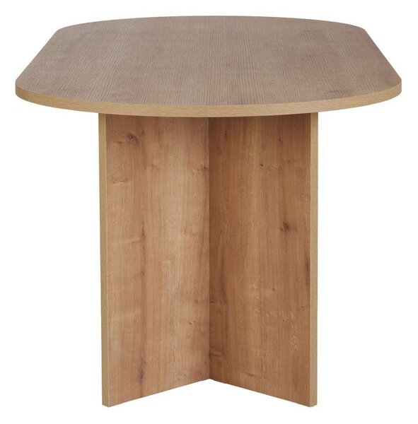 Jídelní stůl v dekoru dubu 90x200 cm Sabella – Kalune Design
