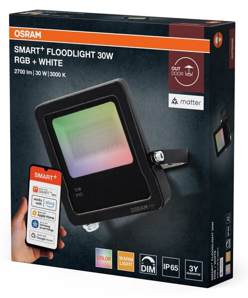 Venkovní reflektor SMART+ MATTER Floodlight 30W, RGBW