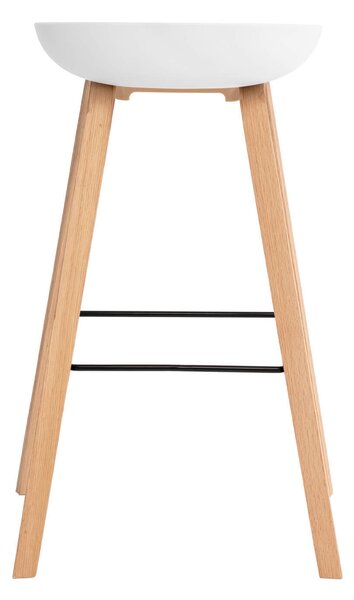 Barová židle rieno 76 cm bílá