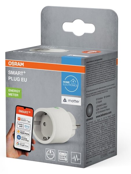 SMART+ Chytrá zásuvka Matter přes WiFi Bílá