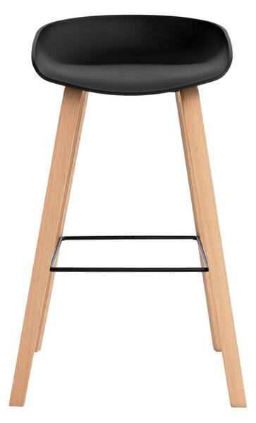 Barová židle rieno 76 cm černá