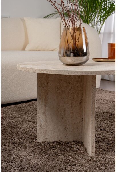 Béžový pololesklý konferenční stolek 60x119 cm Sable – Kalune Design