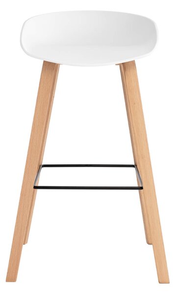 Barová židle rieno 76 cm bílá