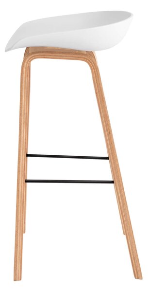 Barová židle rieno 76 cm bílá