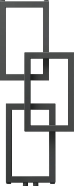 Mexen Grid, dekorativní koupelnový radiátor 870 x 360 mm, 209 W, grafitová, W215-0870-360-00-66