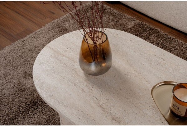 Béžový pololesklý konferenční stolek 60x119 cm Sable – Kalune Design