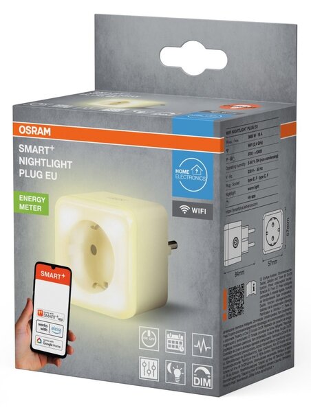 SMART+ Chytrá zásuvka WiFi Bílá
