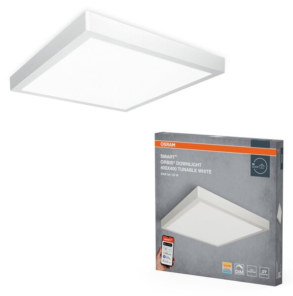 SMART+ MATTER Downlight, bílá, laditelná bílá, 110 °, 400 mm