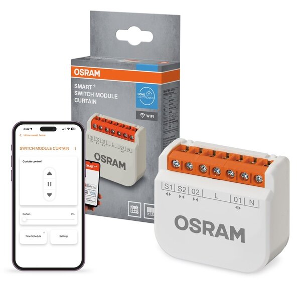 SMART+ Chytrý spínací modul WiFi bílá (žaluzie)