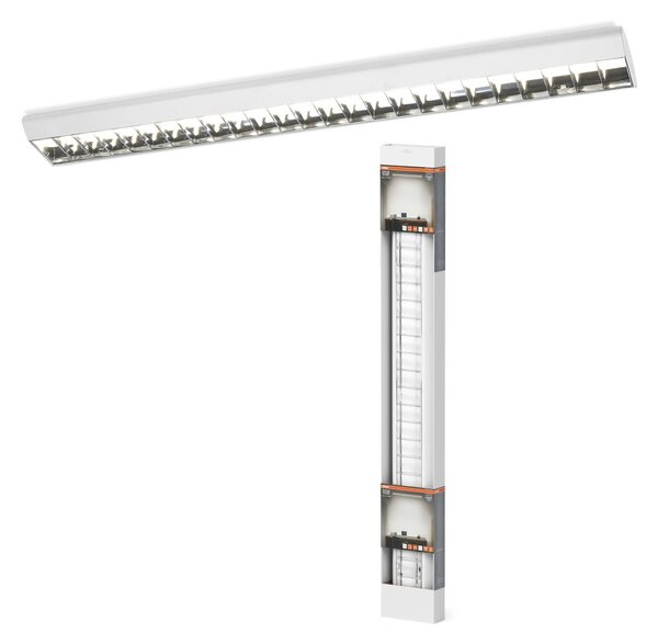 Lineární LED panel Office Line Grid Curve, bílá, studená bílá