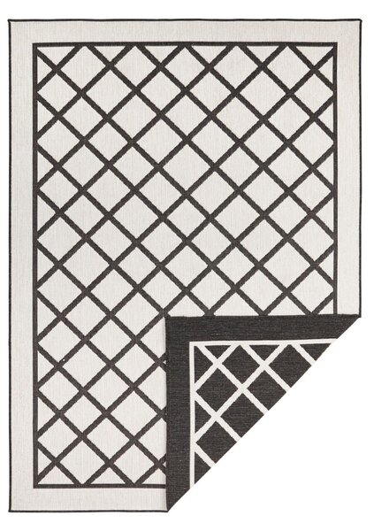 NORTHRUGS - Hanse Home koberce Kusový koberec Twin Supreme 103425 Sydney black creme - 80x150 cm
