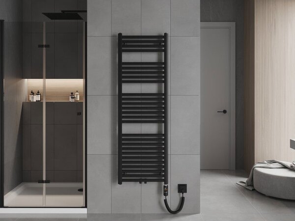 Mexen Hades, elektrické topné těleso 1500 x 500 mm, 900 W, černá, W104-1500-500-2900-70