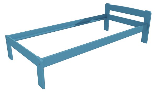 Vomaks Jednolůžková postel VMK009A Rozměr: 100 x 200 cm, Povrchová úprava: netransparentní barva modrá