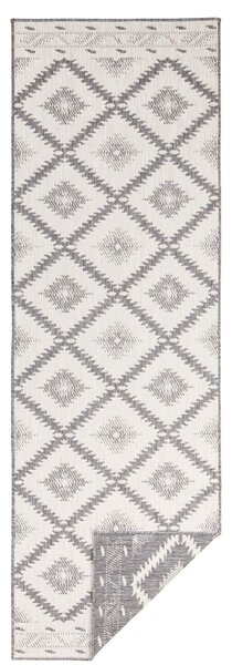 Hanse Home, DOPRODEJ: 120x170 cm Kusový koberec Twin Supreme 103428 Malibu grey creme – na ven i na doma, 120x170, šedá, chodba / předsíň