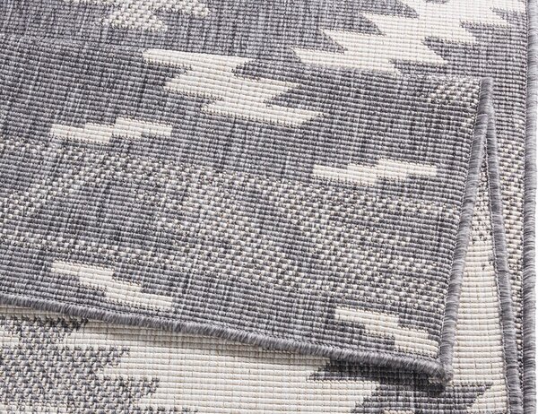 Hanse Home, DOPRODEJ: 120x170 cm Kusový koberec Twin Supreme 103428 Malibu grey creme – na ven i na doma, 120x170, šedá, chodba / předsíň