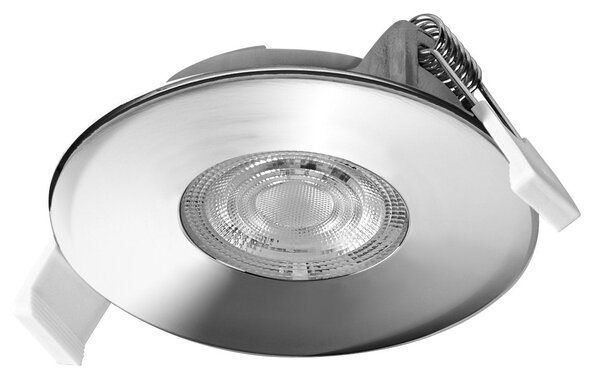 Vestavný LED reflektor DIM IP44 Chrome, teplá bílá, 36 °