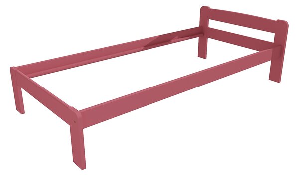 Vomaks Jednolůžková postel VMK009A Rozměr: 100 x 200 cm, Povrchová úprava: netransparentní barva růžová