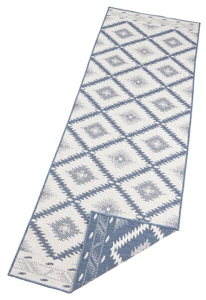 Hanse Home, DOPRODEJ: 120x170 cm Kusový koberec Twin Supreme 103430 Malibu blue creme – na ven i na doma, 120x170, modrá, chodba / předsíň