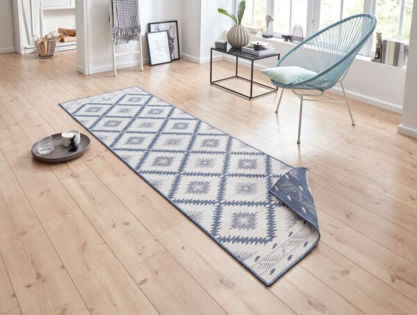 Hanse Home, DOPRODEJ: 120x170 cm Kusový koberec Twin Supreme 103430 Malibu blue creme – na ven i na doma, 120x170, modrá, chodba / předsíň