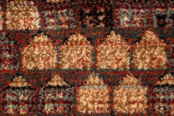 Moderní vlněný koberec Osta Kashqai 4327 101 béžový Rozměr: 67x130 cm