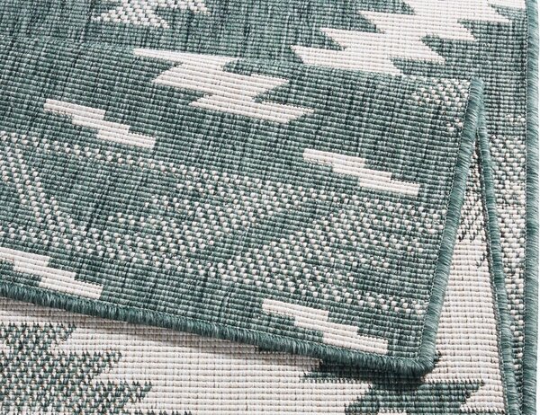 Hanse Home, Kusový koberec Twin Supreme 103431 Malibu green creme – na ven i na doma, 120x170, zelená, chodba / předsíň