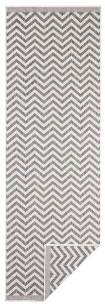 Hanse Home, Kusový koberec Twin Supreme 103432 Palma grey creme – na ven i na doma, 120x170, šedá, chodba / předsíň