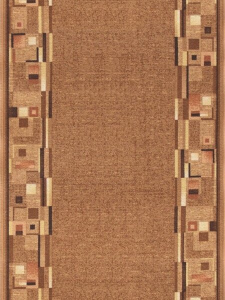 Associated Weavers, Protiskluzový běhoun na míru Bombay 33, šíře 80 cm, hnědá, chodba / předsíň