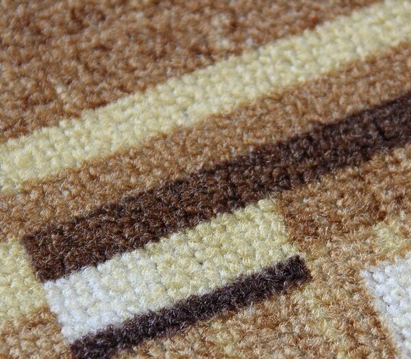 Associated Weavers, Protiskluzový běhoun na míru Bombay 33, šíře 80 cm, hnědá, chodba / předsíň