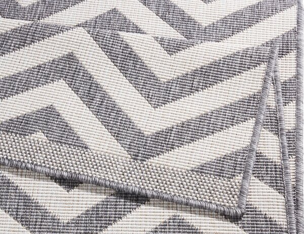 Hanse Home, Kusový koberec Twin Supreme 103432 Palma grey creme – na ven i na doma, 120x170, šedá, chodba / předsíň
