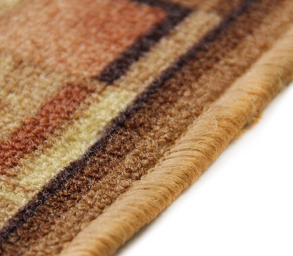 Associated Weavers, Protiskluzový běhoun na míru Bombay 33, šíře 80 cm, hnědá, chodba / předsíň