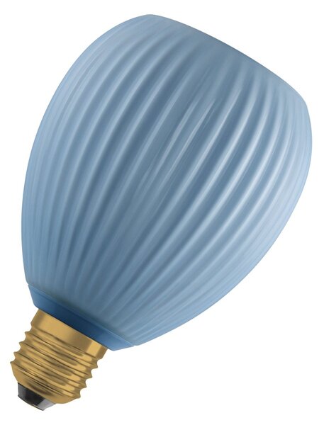 Matná LED žárovka E27 3,5 W DECOR LAMP, Modrá, náhrada 28 W