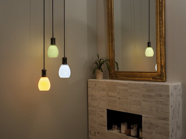 Matná LED žárovka E27 3,5 W DECOR LAMP, zelená, náhrada 28 W