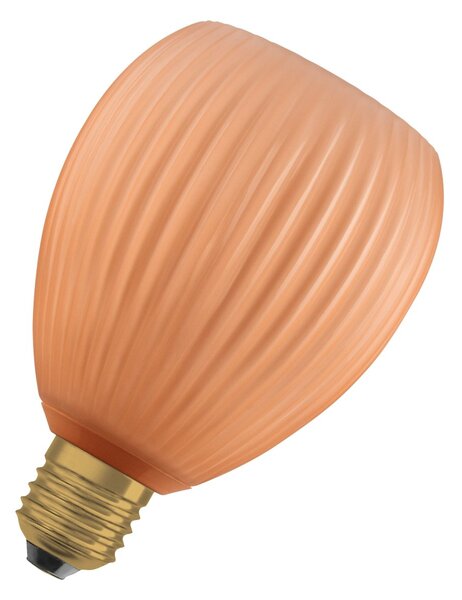 Matná LED žárovka E27 3,5 W DECOR LAMP, oranžová, náhrada 28 W
