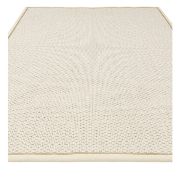 Krémový oboustranný/ručně tkaný běhoun s příměsí vlny 67x240 cm Korra Double Loop – Asiatic Carpets