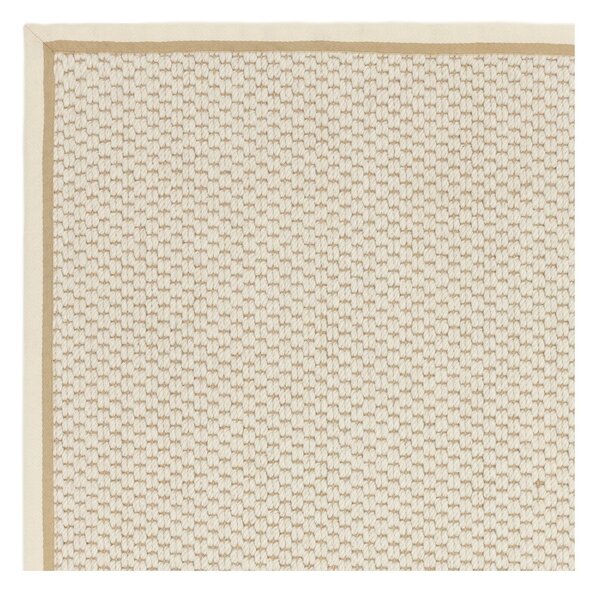 Krémový oboustranný/ručně tkaný běhoun s příměsí vlny 67x240 cm Korra Double Loop – Asiatic Carpets