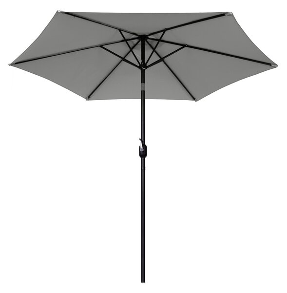 MultiGarden Zahradní slunečník Alissa 270 cm šedý