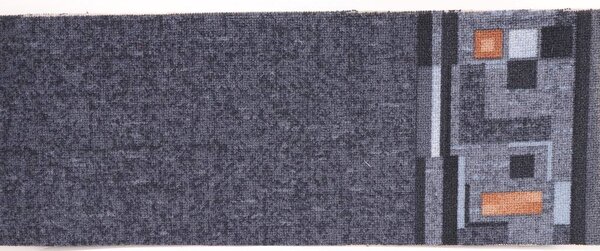Associated Weavers, Protiskluzový běhoun na míru Bombay 97, šíře 67 cm, šedá, chodba / předsíň