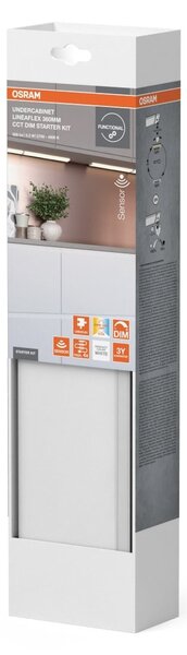 Podlinkový LED pásek Lineaflex, laditelná bílá, 360 mm