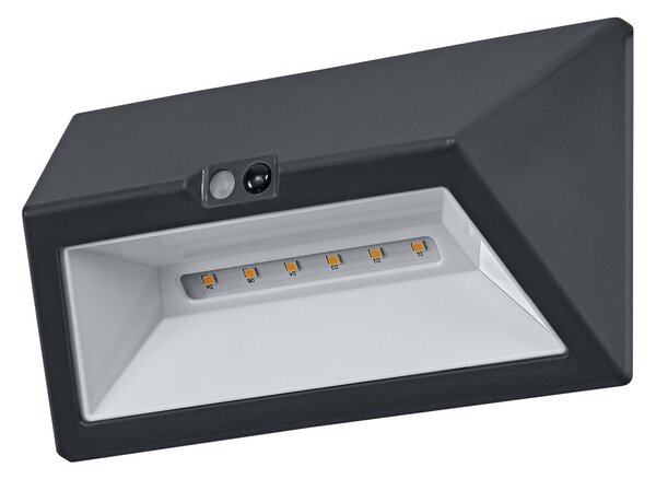 Venkovní svítidlo ENDURA® Style USB nástěnný, šedá, teplá bílá, 55 °