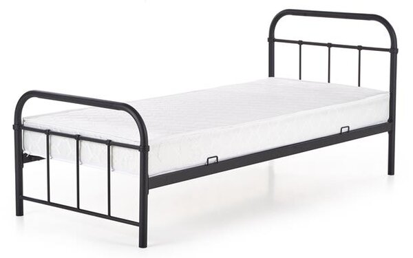 Jednolůžková postel 90 cm Lashell 90 (bez matrace) (černá)