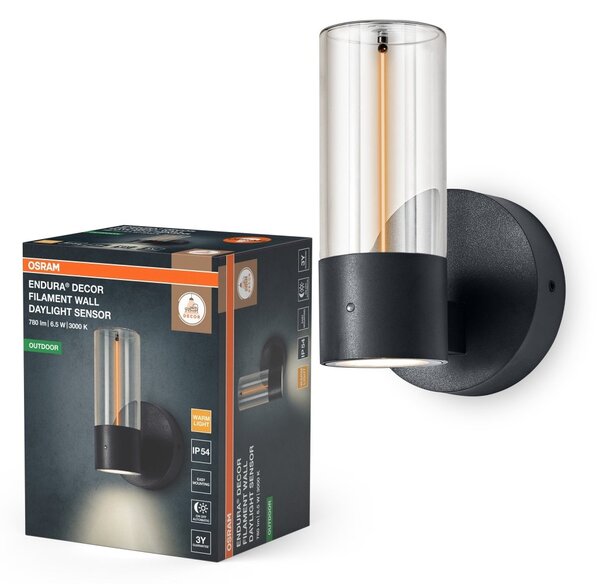 Venkovní svítidlo ENDURA® Decor filament, šedá, teplá bílá